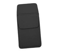 MOTHNUR Estuche Bolígrafos Piel Gruesa Doble Resistente Portátil para Médicos y Enfermeras Protector Bolsillo Organizador Práctico y Compacto Negro