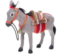 MOTHNUR Figurita de Burro Miniatura Realista Modelo Plástico Resistente para Educativo Infantil Decoración para Fiestas y Exhibiciones Acompañante Duradero para Color Aleatorio