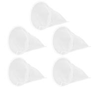 MOTHNUR Filtro para Miel de Malla Fina de Nailon 5 Piezas, Colador Cónico Doble Capa Ultrafino para Cubos 35x35x30 Cm, Bolsa Lavable para Filtrado y Embotellado en Apicultura