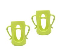MOTHNUR Funda Protectora de Silicona para Biberón de Leche, Antiescaldaduras, Tamaño Pequeño 160ml, Color Verde, para Bebés, Resistente al Calor, Pack de 2 Unidades, Adecuado para Uso