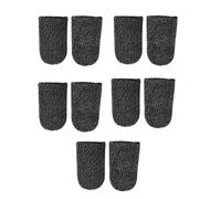 MOTHNUR Fundas para Dedos para Juegos Móviles para Gamers, Manga Transpirable De Cobre Ultradelgada, Talla Única, Negro, Ligera y Portátil para Control Táctil y Protección En Pantallas