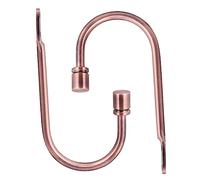 MOTHNUR Gancho de Pared Aleación Resistente U Shaped para Cortinas y Ropa Montaje Fácil para Salón y Dormitorio de Rojo Antiguo