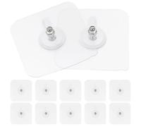 MOTHNUR Ganchos Adhesivos sin Taladro 12 Piezas 6x6 Cm Pegatinas Tornillos sin Costura para Colgar Ropa y Llaves en Pared, Adhesivos de Alta Resistencia para Cocina y Baño, Gancho