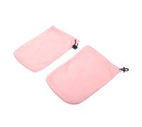 MOTHNUR Guantes de Terapia de Cera Parafina con Diseño Elástico Mantén Manos Hidratadas y Cálidas para Spa Cuidado de Belleza y Masaje Casa Rosa