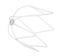 MOTHNUR Industrial Metal Lamp Guard Cage Vintage French Style Handmade Crystal Frame Adjustable DIY Pendant And Floor Lamp Shade Diameter Versatile Lighting Décor For Home And Office