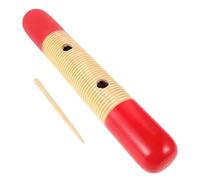 MOTHNUR Instrumento Musical de Percusión de Madera para Guiro con Forma de Pez Seguro y Duradero para Actividades Educativas y Desarrollo Musical Infantil