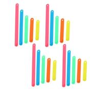 MOTHNUR Juego Educativo de 30 Palos de Construcción de Plástico, Palos 5 Medidas, Tiras Poligonales Encajables para Aprender Formas Geométricas, Matemáticas y Relaciones Triangulares,