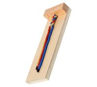 MOTHNUR Juguete Educativo 3 a 6 Años, Herramienta de Madera Natural para Aprender a Trenzar el Cabello, Juguete Didáctico de Práctica Motora Fina y Coordinación Mano-ojo, Kit