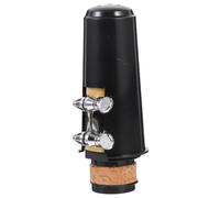 MOTHNUR Kit de Boquillero para Clarinete Negro Tapa Protectora y Ligadura Accesorios para Instrumentos de Viento Madera Compatible Clarinete si Adecuado para Músicos