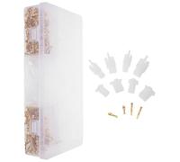 MOTHNUR Kit de Conectores de Terminales Eléctricos Automotrices Macho y Hembra 28 MM 480 Piezas Resistentes Corrosión Impermeables para Coches Motocicletas y Embarcaciones Cableado