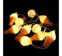 MOTHNUR Lámpara de Cadena LED Forma de Helado 2 Metros 10 Luces Color Blanco Cálido sin Pilas Decoración para Habitación Infantil y Fiestas de Cumpleaños