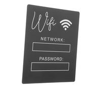MOTHNUR Letrero Acrílico para Contraseña Wifi sin Base Diseño Moderno y Minimalista Señal para Hoteles Oficinas y Instalación Sencilla y Duradera para Comodidad de Invitados