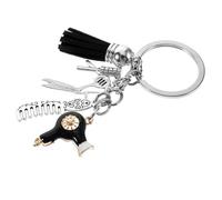 MOTHNUR Llavero Colgante Peluquero con Diseño de Tijeras y Peine Accesorio Elegante para Bolso Mochila o Llaves Regalo para Estilistas y Peluqueros Decoración Única y Versátil