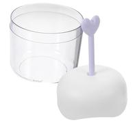 MOTHNUR Máquina de espuma facial transparente azul para limpiador facial, espumador manual de plástico reutilizable, herramienta para generar espuma densa y suave, uso en gel de ducha y champú