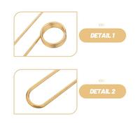 MOTHNUR Marcapáginas Metálico Anilla Dorada 2 Piezas Sujetalibros Portátil y Ligero para Lectura en Cama y Estudio Soporte para Libros Resistente y Práctico