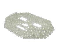 MOTHNUR Mascarilla De Jade Natural Para Masaje Facial y Ojos 1 Unidad Tamaño Grande Color Verde Claro Hidratante Calmante Para Cuidado Piel Uso Spa y Descanso