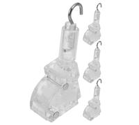 MOTHNUR Mecanismo de Inclinación para Persianas de 2,5 Cm, Accesorio de Varilla de Plástico y Metal, 4 Piezas para Repuesto, Compatible con Persianas Horizontales de Madera y