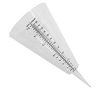 MOTHNUR Medidor de Lluvia Cónico Transparente para Jardín Taza Medidora de Lluvia de Plástico Escala hasta 35 CM Pluviómetro Resistente y Reutilizable para Agricultura y Exterior