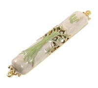 MOTHNUR Mezuzah Metálica Retro para Puerta con Bendición Placa Artesanal Religiosa para Hogar y Templo Símbolo de Fe y Tradición Judía