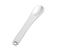 MOTHNUR Mini Cuchara De Maquillaje De Metal 5 Piezas Tamaño Compacto Para Aplicar Mascarillas Faciales Accesorios Maquillaje Plata