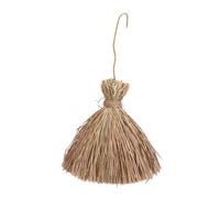 MOTHNUR Nido Colgante para Pájaros Paja Natural Refugio Duradero y Decorativo Caseta Exterior Ecológica para Aves Pequeñas Fácil de Instalar y Seguro