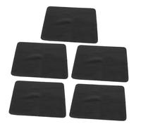 MOTHNUR Paños De Limpieza Para Gafas De Microfibra 5 Unidades 14.5x17.5 Cm Negro Paños Para Limpiar Lentes Pantalla Tv Portátil Uso Personal Profesional