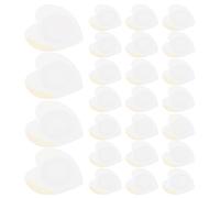 MOTHNUR Parches de Aceite de Ricino para Ombligo Autoadhesivos, 50 Unidades, Algodón Orgánico, Forma de Corazón 7x7 Cm, sin Lavado, Envoltura Desechable para Cuidado Abdominal y Alivio