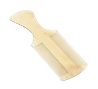 MOTHNUR Peine de Cuerno de Carnero Natural Dientes Finos Antistáticos Hecho Mano Desenredante para Cuidado del Cabello y Peinado el Baño o Salón