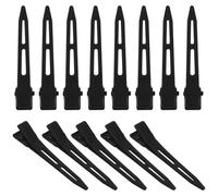 MOTHNUR Pinzas Cabello Pequeñas sin Marcas Pack 30 Unidades 6 Paquetes de 5 Piezas Clips de Cocodrilo Negros Nº25 Resistentes y Ligeras para Peinar Maquillaje y Cuidado Diario