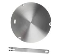 MOTHNUR Placa Difusora de Calor de Acero Inoxidable para Cocina de Inducción y Gas Protector Térmico Compatible Tipo de Utensilios Fácil de Limpiar