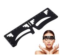 MOTHNUR Plantilla Para Cejas Reutilizable 1 Unidad Regla De Medición y Delineador De Cejas Para Mujer Herramienta De Maquillaje Precisa Para Dibujo Facial y Perfilado Natural