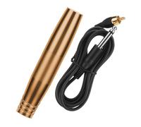 MOTHNUR Pluma Rotativa para Tatuar Profesional de Aluminio Electrochapado Color Rosa Dorado Compacta y Portátil Conexión Rca Motor de Alta Precisión para Líneas y Sombreado Máquina de