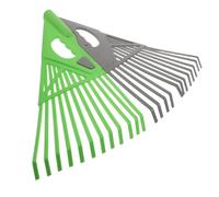 MOTHNUR Rastrillo de Jardín Plástico Resistente para Césped y Macizos Cabeza Reemplazable Apto para Deshierbe y Limpieza de Huertos y Flores