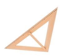 MOTHNUR Regla De Medición para Maestros Madera Dura Triángulo Isósceles Herramienta De Enseñanza Auxiliar Educativa para Aula Escolar