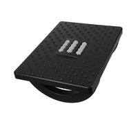 MOTHNUR Reposapiés bajo Escritorio Negro Antideslizante con Base Oscilante Taburete Ergonómico Multifuncional para Oficina y Hogar Soporte Cómodo para Pies Resistente y Seguro