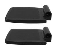 MOTHNUR Reposapiés de Plástico para Silla de Ruedas Aplicables, 1 Par Orificio de Montaje de 1,8 Cm, Antideslizante y Resistente, Accesorios para Sillas de Ruedas y Scooters de Movilidad,