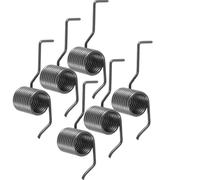 MOTHNUR Resorte para Sembradora Agrícola Tipo Gancho 6 Piezas, Accesorio de Resorte de Acero de Alta Resistencia, Compatible Sembradoras Manuales de Pato para Jardín y Cultivo de Maíz