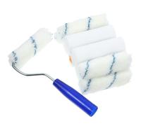 MOTHNUR Rodillo de Pintura Pequeño Portátil con Densidad Esponja y Cabezal de Algodón para Pintar y Detalles Interiores y Exteriores