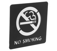 MOTHNUR Señal Autoadhesiva de Prohibido Fumar para Oficinas Baños y Áreas Públicas Adhesivo Resistente Señal de Advertencia para Espacios Interiores y Comerciales