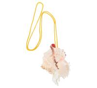 MOTHNUR Silbato Colgante de Concha de Caracol Natural 9-10 Cm, Juguete Musical Sonido Distintivo para Actividades al Aire Libre y Decoración Náutica