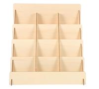 MOTHNUR Soporte de Exhibición de Tarjetas de Madera Organizador Multiusos para Postales Felicitaciones y Papelería para Mostrador