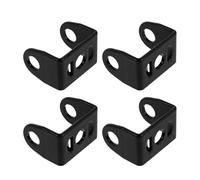 MOTHNUR Soporte de Luz Auxiliar para Motocicleta 4 Piezas Metálico Resistente Soporte Ajustable para Faros LED Montaje en Tubo Adecuado para Conducción Nocturna y Viajes Largos