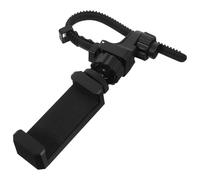 MOTHNUR Soporte Metálico para Teléfono Clip para Trompeta y Trombón, Lira Negra Ajustable, Soporte para Partituras, Uso en Escuelas de Música y Bandas de Marcha