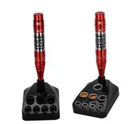 MOTHNUR Soporte para Taza de Tinta y Porta Bolígrafos Abs Negro Base de Almacenaje para Herramientas de Tatuaje Profesional y Salones Compacto y Duradero