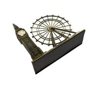 MOTHNUR Souvenir de Londres de Aleación con Big y London Eye Decoración para Hogar y Oficina Conmemorativa de Monumentos Emblemáticos de Inglaterra Regalo Turístico Elegante