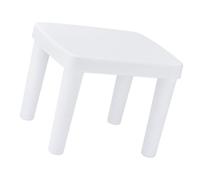 MOTHNUR Taburete Antideslizante Infantil para Hogar y Baño Taburete Plástico Resistente Seguro y Estable para Color Blanco