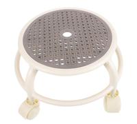 MOTHNUR Taburete Bajo Rodante con Ruedas Silla De Pedicura para Salones y Uso Doméstico Diseño Clásico Capacidad De Carga Fuerte