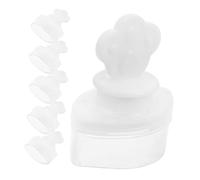 MOTHNUR Tapones De Pvc Para Bolsa De Agua Caliente 6 Piezas, Tapón Pequeño De Sellado Resistente, Repuesto Compatible Para Bolsas Térmicas, Accesorios Para Mantenimiento y Uso Doméstico