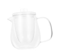 MOTHNUR Tetera de Vidrio Resistente al Calor con Diseño Práctico para Filtrar Jarra Transparente para Infusiones para Hogar y Restaurante