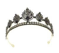 MOTHNUR Tiara De Corona Vintage Estilo Barroco Para Novia Corona De Boda Detalles De Gemas Para Fiesta De Princesa